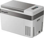 BougeRV 23 Quart Portable Car Refrigerator Freezer, Grey, 12/24V DC - CR22
