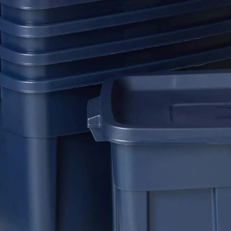 Rubbermaid Roughneck 18 Gal Stackable Storage Bins - 6 Pack