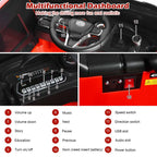 Kids Ride-On Semi-Truck With Detachable Container, 8 Wheels, 12V 7Ah Battery And Remote Control