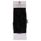 My Texas House Halloween Drapey Faux Cedar Garland, Black, 6'