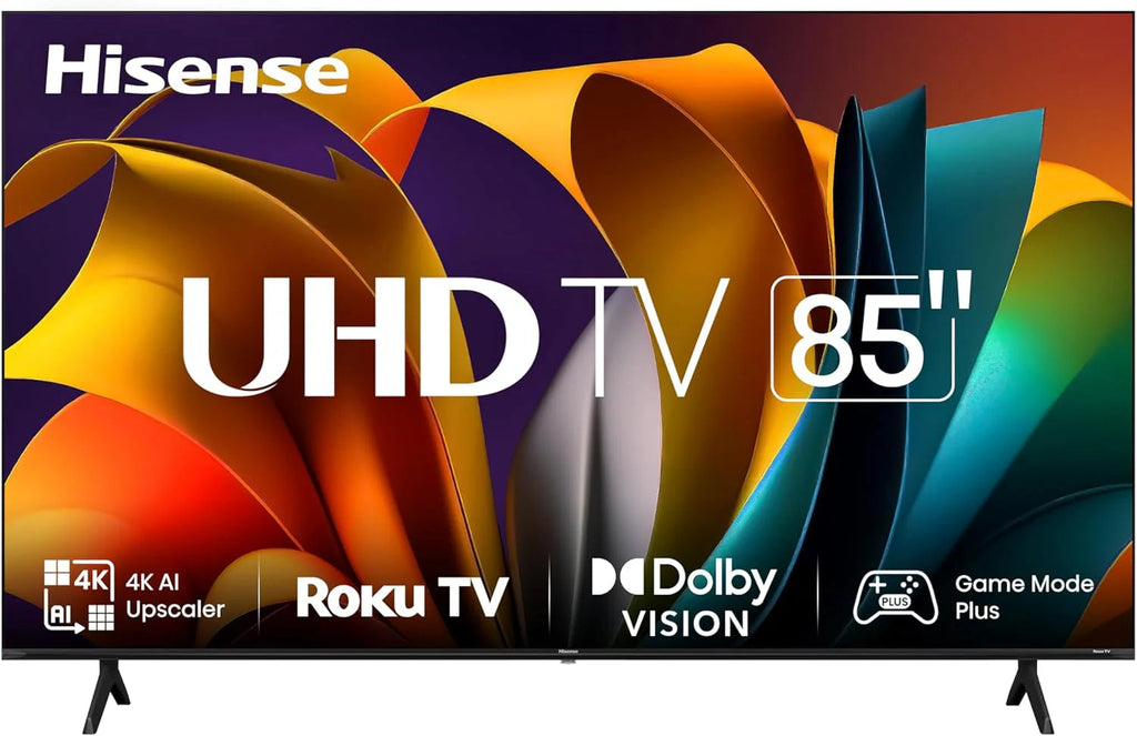 Hisense 85 inch 4K UHD HDR Roku Smart LED TV