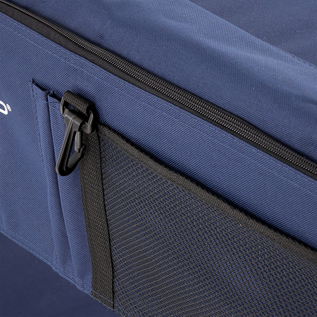 Disc-O-Bed XL Cam-O-Bunk Benchable Double Cot With Storage Organizers - Navy