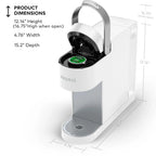 Keurig K-Slim Black Single-Serve K-Cup Pod Coffee Maker