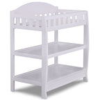 Delta Children Wilmington Changing Table with Pad, White