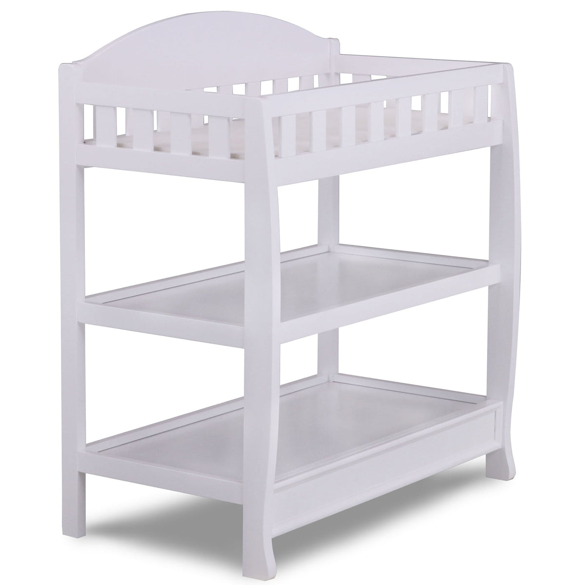 Delta Children Wilmington Changing Table with Pad, White