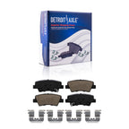 Detroit Axle - Brake Kit for 2011-2015 Hyundai Sonata 2011-2016 Kia Optima Front & Rear Disc Brake Rotors Ceramic Brakes Pads 2012 2013 2014