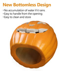 Gamexcel 21" Jack O Lantern Halloween Plastic Pumpkin Lights with Pre-lit LED Bulbs - Indoor/Outdoor Smile Face Decoration