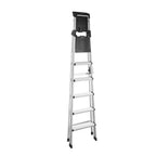 Cosco Signature Series Aluminum Folding Step Ladder 8 Ft 300 Lb Type IA - 12 Ft Max Reach