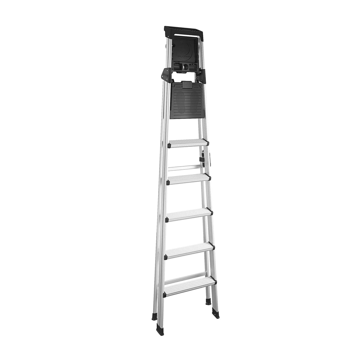 Cosco Signature Series Aluminum Folding Step Ladder 8 Ft 300 Lb Type IA - 12 Ft Max Reach