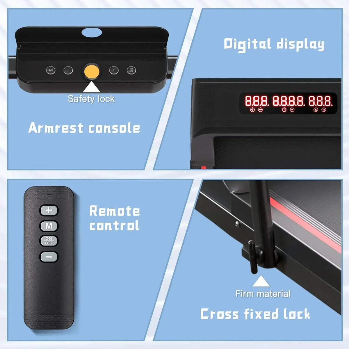 Sperax 3 In 1 Under Desk Walking Treadmill Pad With App