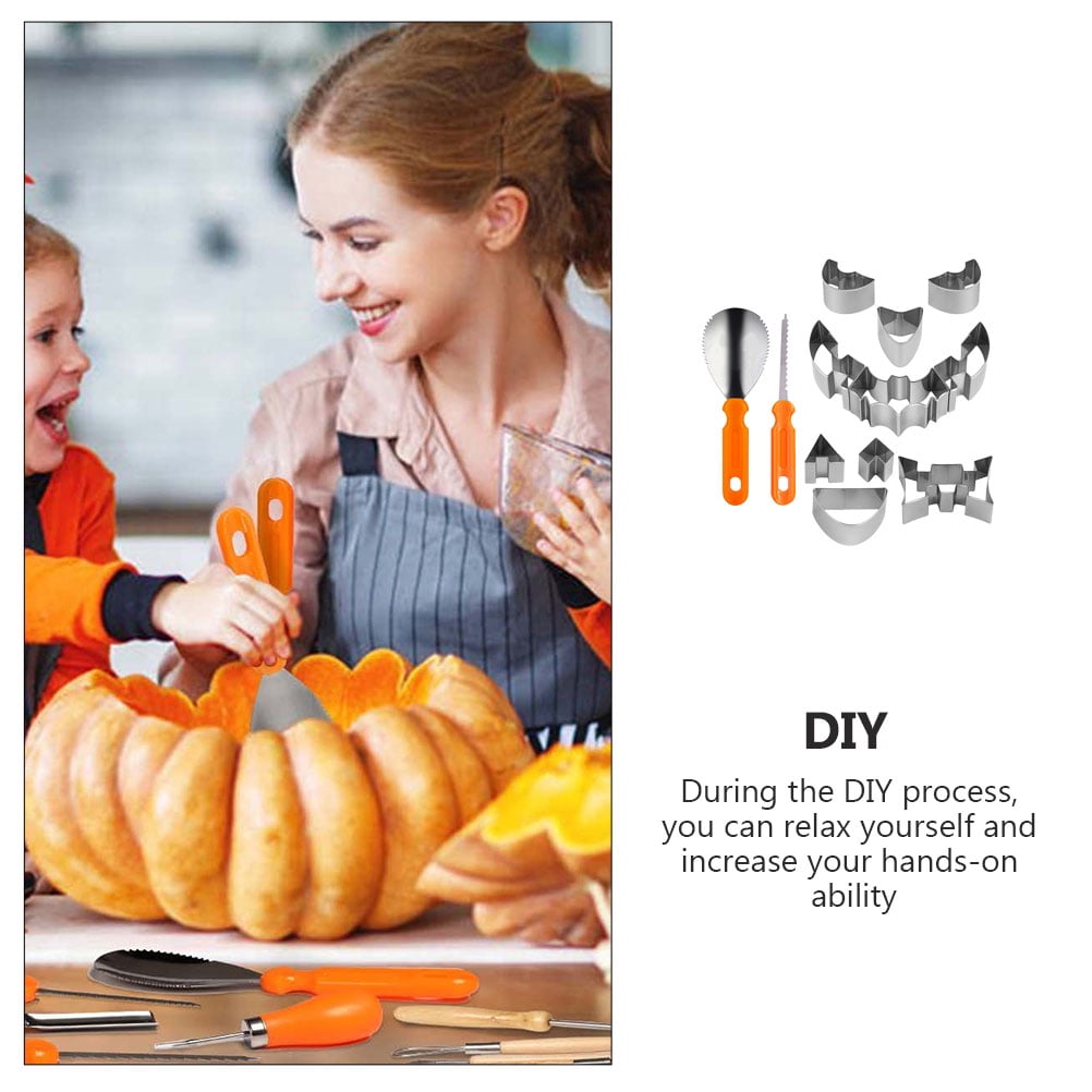 NUOLUX 1 Set Pumpkin Sculpting Tools Professional Design for Activities
