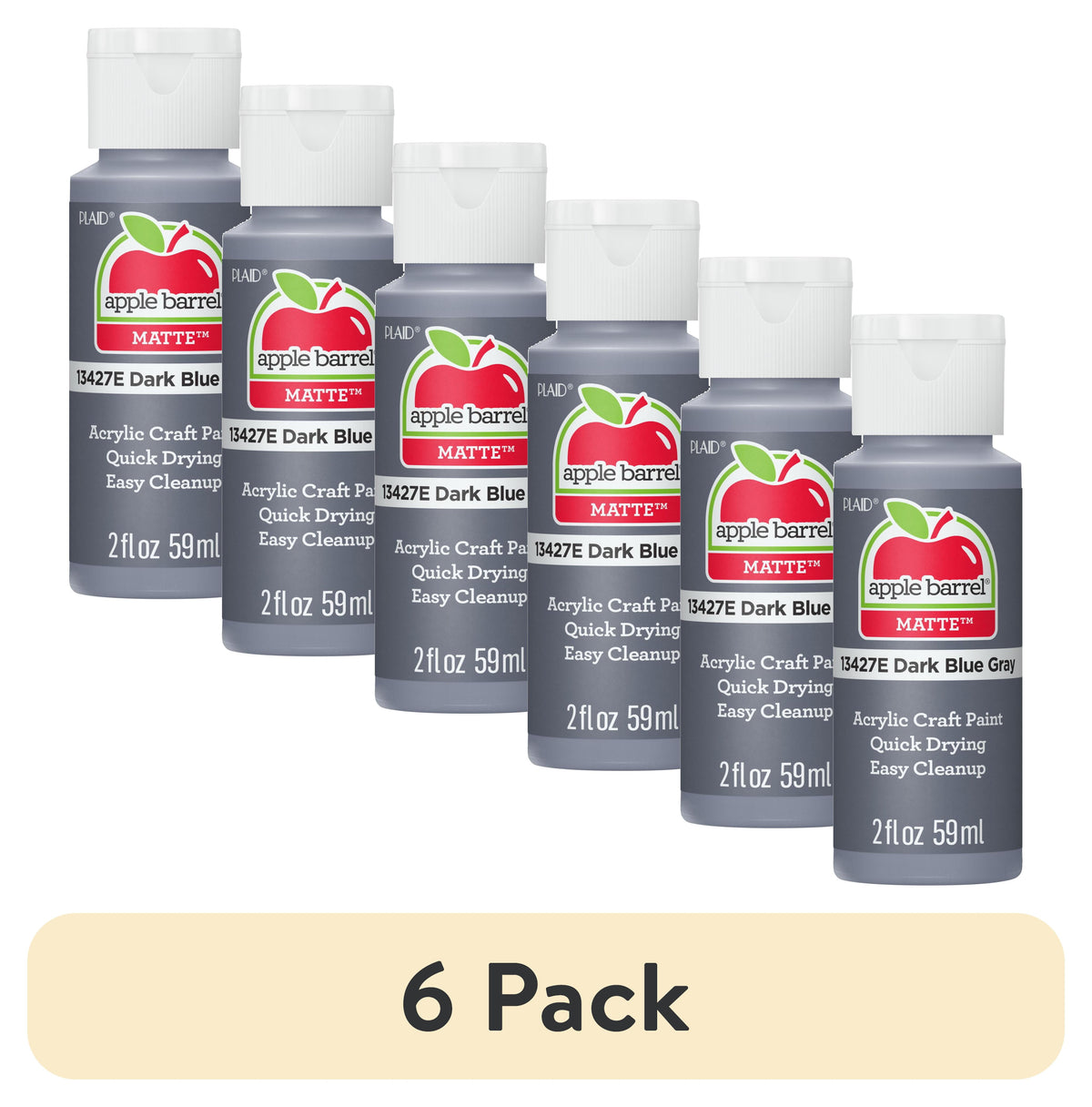Apple Barrel Acrylic Craft Paint, Matte Finish, 2 fl oz