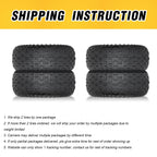 Ktaxon Pair of 2 145/70-6 P319 6PLY ATV Tires, Tubeless
