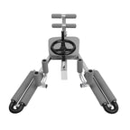 Leg Stretcher Training Machine, Steel, Gray, 330 lbs Capacity