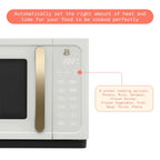 Beautiful 1.1 Cu ft 1000 Watt Sensor Microwave Oven, White Icing - BFCMS811WEST10