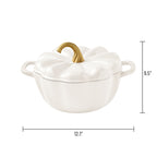 The Pioneer Woman 3.5-Quart Pumpkin Enameled Cast Iron Dutch Oven
