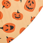 Way To Celebrate Halloween PEVA Tablecloth, Indoor & Outdoor Table 70" Round - Pumpkin Toss