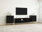 GeeHome TV Stand With Solid Iron Feet