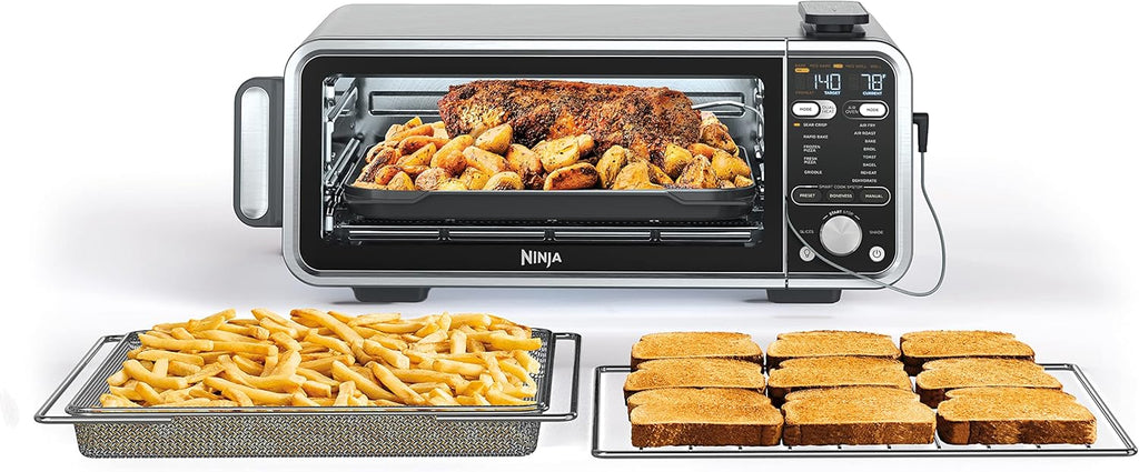 13-in-1 Countertop Air Fry Oven With Smart Thermometer - Silver