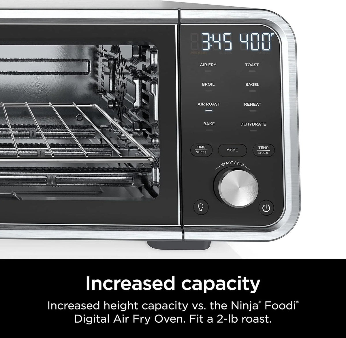 13-in-1 Countertop Air Fry Oven With Smart Thermometer - Silver