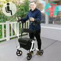 Combo Standing Upright Rollator Walker With Seat