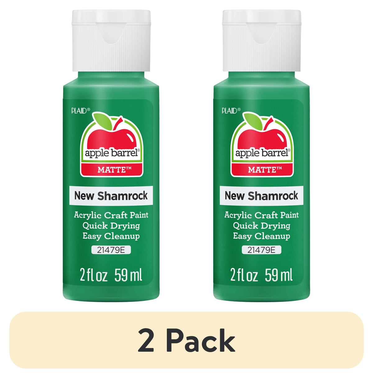 Apple Barrel Acrylic Craft Paint, Matte Finish, 2 fl oz