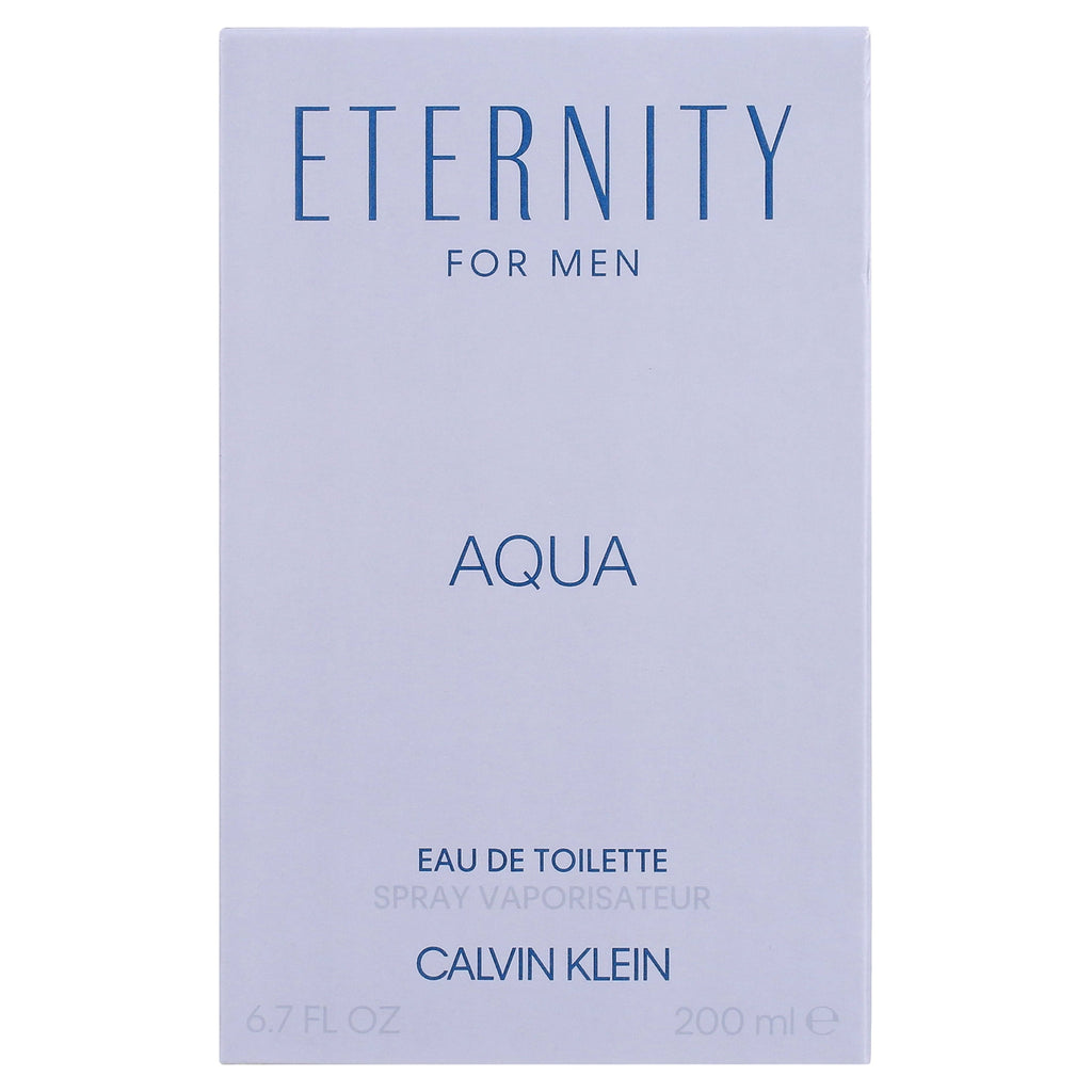 Calvin Klein Eternity Aqua Eau de Toilette Spray, Cologne for Men, 6.7 Oz