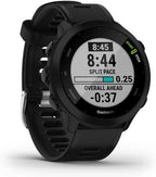Garmin GPS Running Smartwatch With Heart Rate Monitor, 2-Week Battery, Black - Forerunner 55