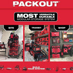 Milwaukee Packout 22 in. Rolling, Large And Medium Tool Box Set - 8426-8425-8424