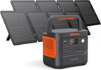 Jackery Explorer 2000 v2 Power Station With 2 x 100W Solar Panels, 2042Wh LiFePO4, 2200W