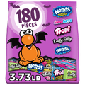 Nerds Core Winners Halloween Trick-or-Treat Variety Bag, NERDS Gummy Clusters, SweeTARTS, Trolli, Laffy Taffy, and NERDS Original, 180 Pieces, 59.76 Ounces