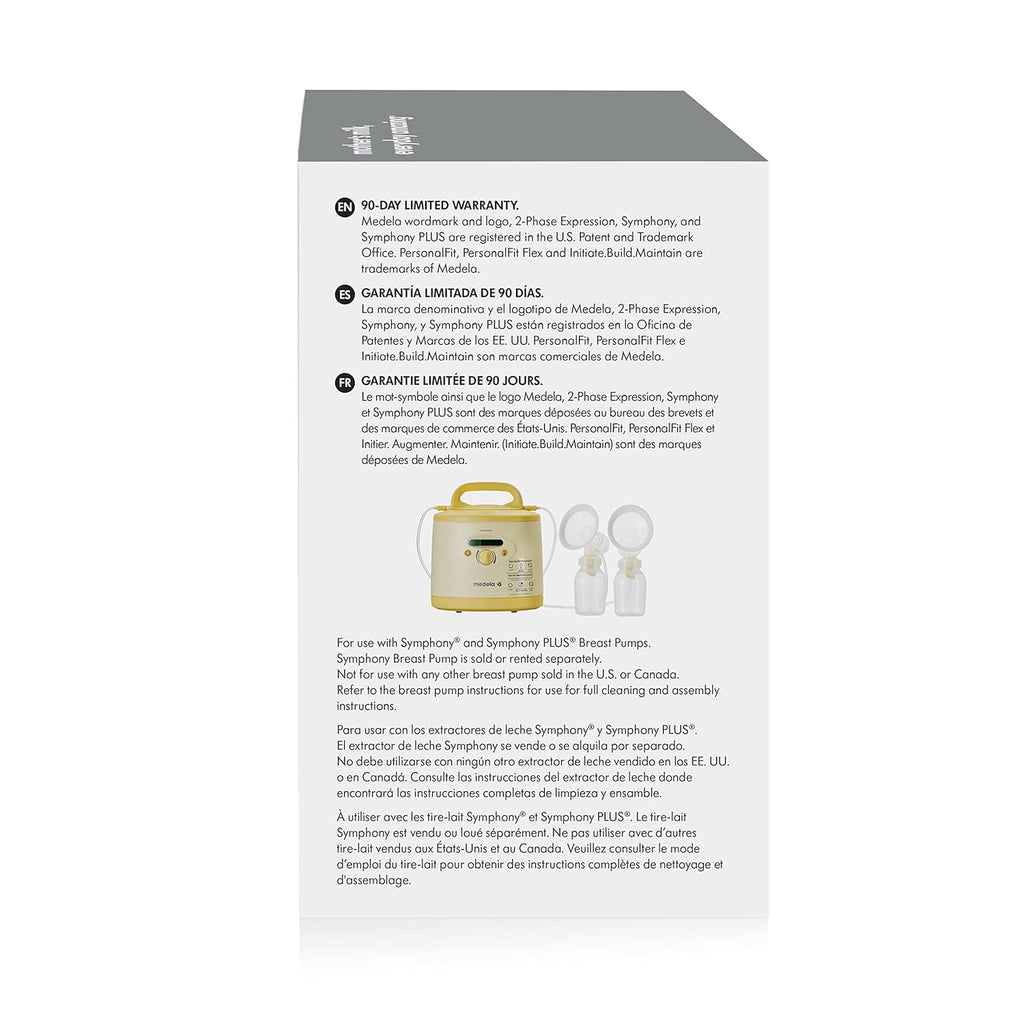 Medela Symphony PLUS Hospital-Grade Electric Breast Pump, Single Or Double - 240215