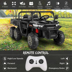 24V 6-Wheel UTV Ride-On With Dump Bed And 4WD Power