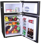 Frigidaire 3.2 Cu Ft Red 2-Door Retro Bar Fridge With Side Bottle Opener - EFR840-RED