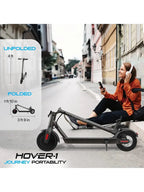 Hover-1 Electric Scooter, 300W, 14 MPH, 16-Mile Range, Black - Journey