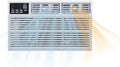 Whirlpool 8,000 BTU Window Air Conditioner With 4,000 BTU Supplemental Heat, Up To 350 Sq. Ft.