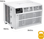 Whirlpool 8,000 BTU Window Air Conditioner With 4,000 BTU Supplemental Heat, Up To 350 Sq. Ft.