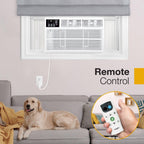 Whirlpool 8,000 BTU Window Air Conditioner With 4,000 BTU Supplemental Heat, Up To 350 Sq. Ft.