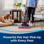 BISSELL PowerForce Helix Turbo Pet, Bagless, Upright Vacuum, Pet Friendly, Specialized Pet TurboBrush Tool, Wide Cleaning Path, Easy Empty Large