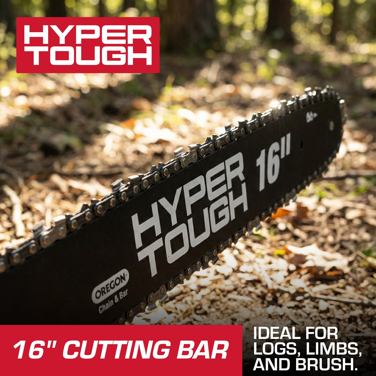 Hyper Tough 16" 46cc 4-Cycle Gas Powered Chainsaw