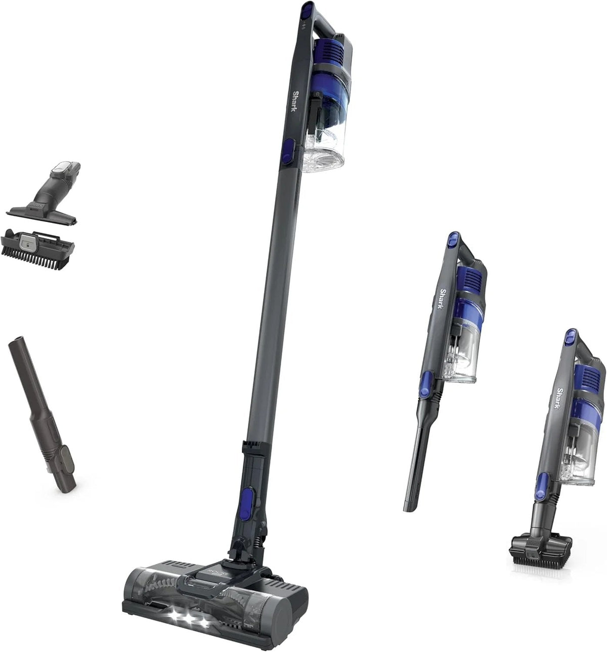 Shark Pet Cordless Stick Vacuum With XL Dust Cup, LED Headlights, 40min Runtime, Ice Blue - IX141AMZ