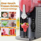 BKPPM Slushie Machine, 70 oz, Gray - SBL-2408