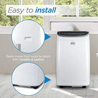 BLACK+DECKER Portable Air Conditioner 8,000 BTU, Up To 350 Sq. Ft. With Remote Control