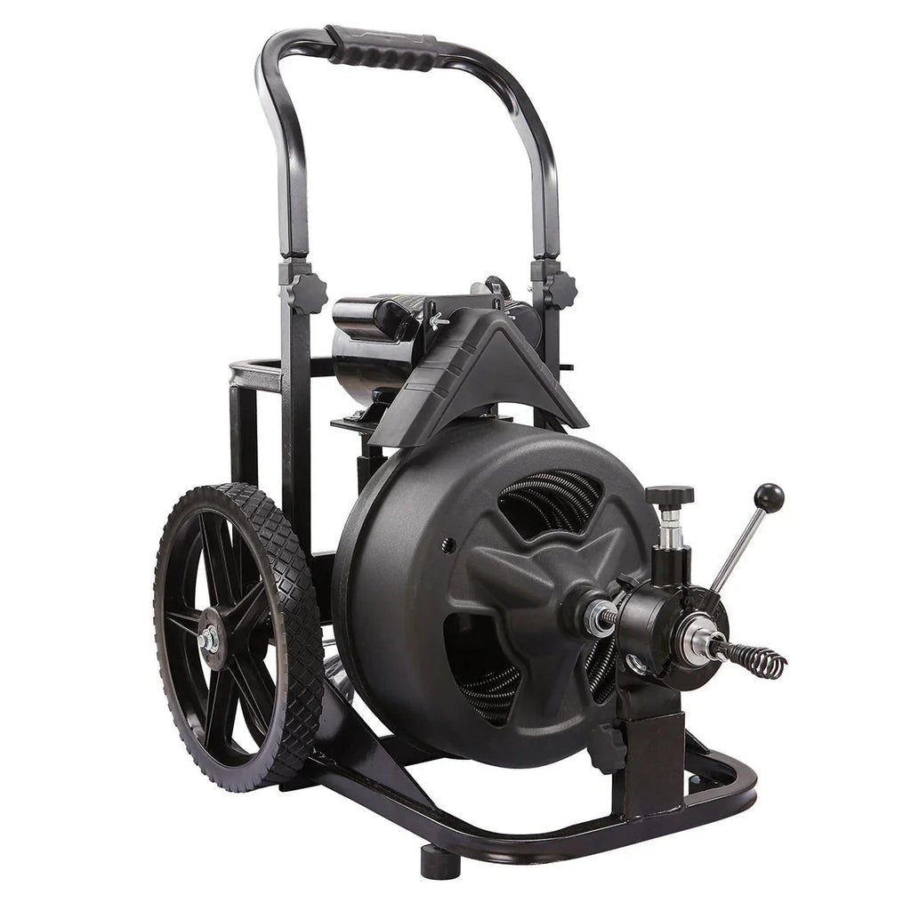 XtremepowerUS Commercial Electric Sewer Drain Snake 100ft - 45078