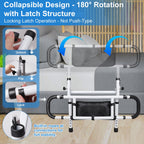 Burfoko Adjustable Bed Rail for Fall Prevention, White, 1 Count