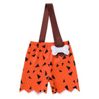IBTOM CASTLE Kids Caveman Costume Historical Stone Age Birthday Outfits for Toddler Baby Boys Halloween Cosplay Dress up Party Photo Shoot 18-24 Months Orange - Boy