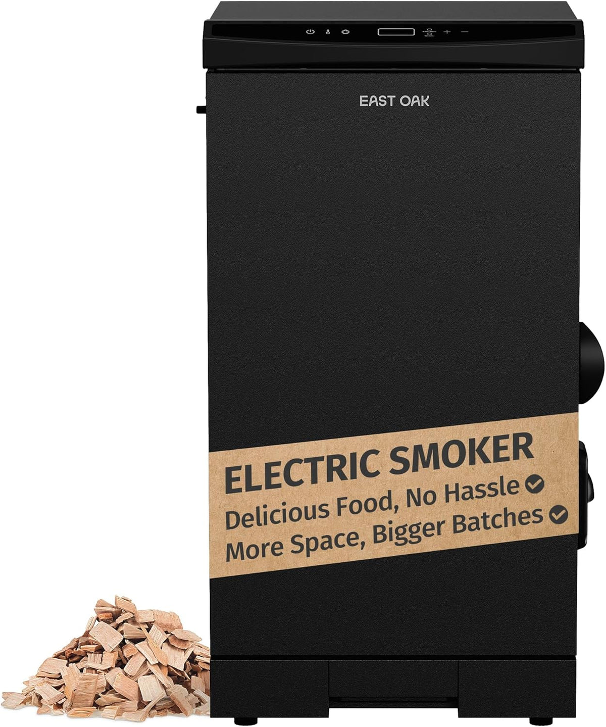 EAST OAK 30 in Outdoor Electric Smoker With Built-In Meat Probe