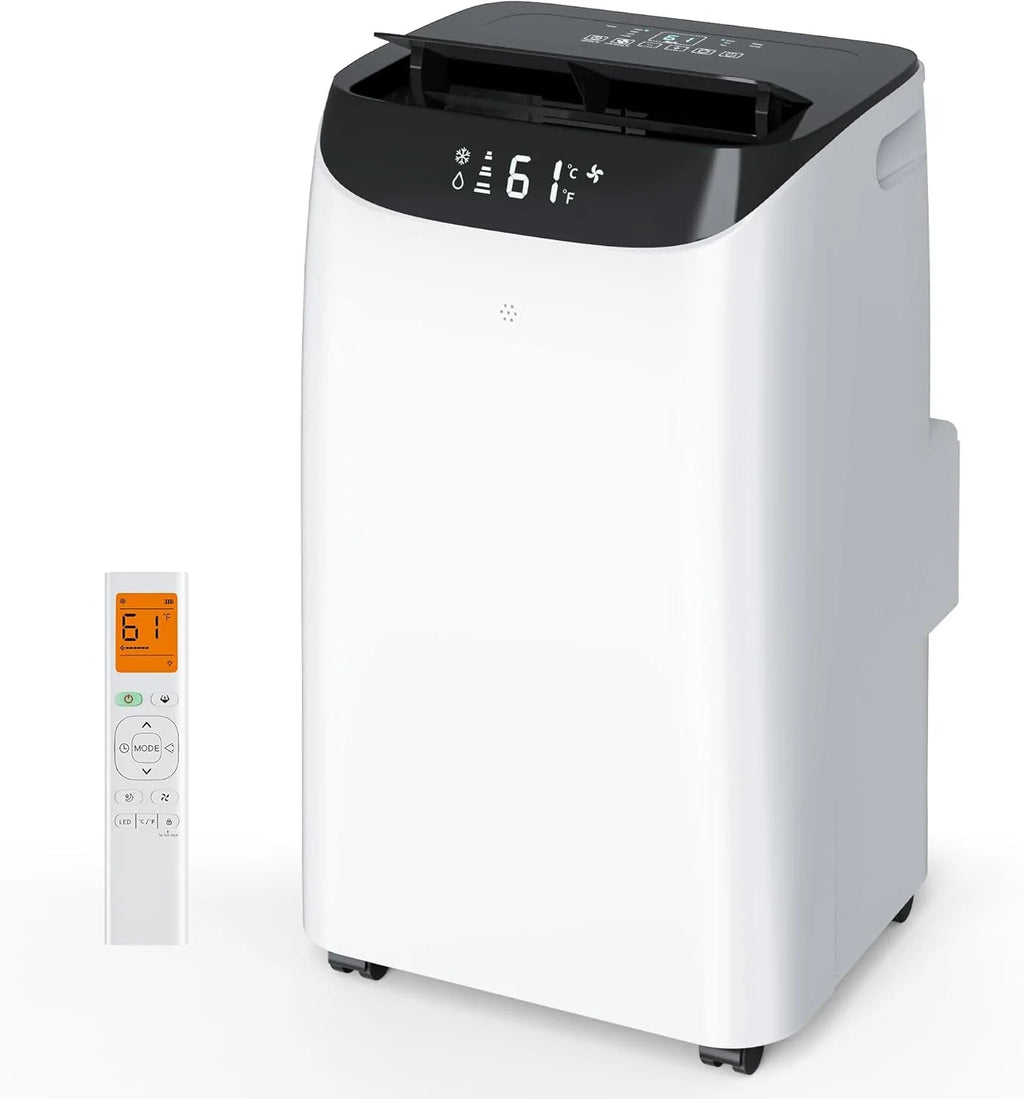 HUMHOLD 14000 BTU Portable Air Conditioner, White - HDPAC-10-A1