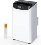 HUMHOLD 14000 BTU Portable Air Conditioner, White - HDPAC-10-A1