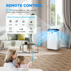 HUMHOLD 14000 BTU Portable Air Conditioner, White - HDPAC-10-A1